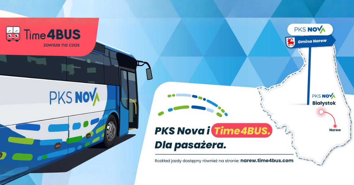 Aplikacja mobilna Time4BUS w Gminie Choroszcz i Narew